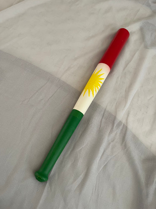 Kurdistan Flag Baseball Bat
