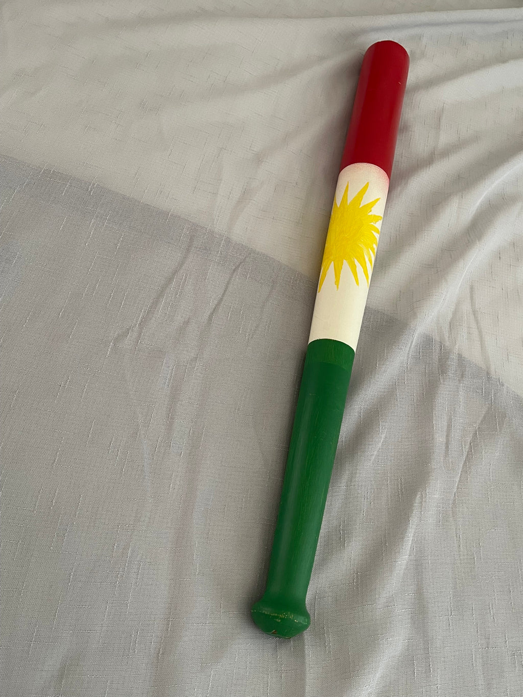 Kurdistan Flag Baseball Bat
