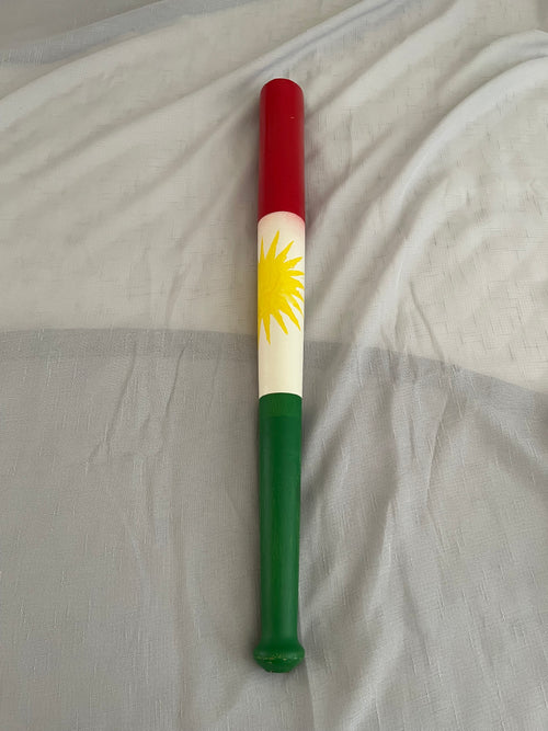 Kurdistan Flag Baseball Bat